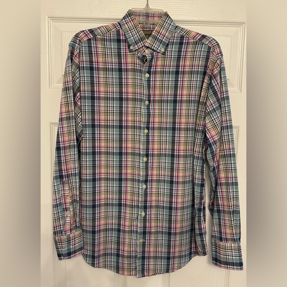 Peter Millar Men's Technical Button Down Sport Sh… - image 1